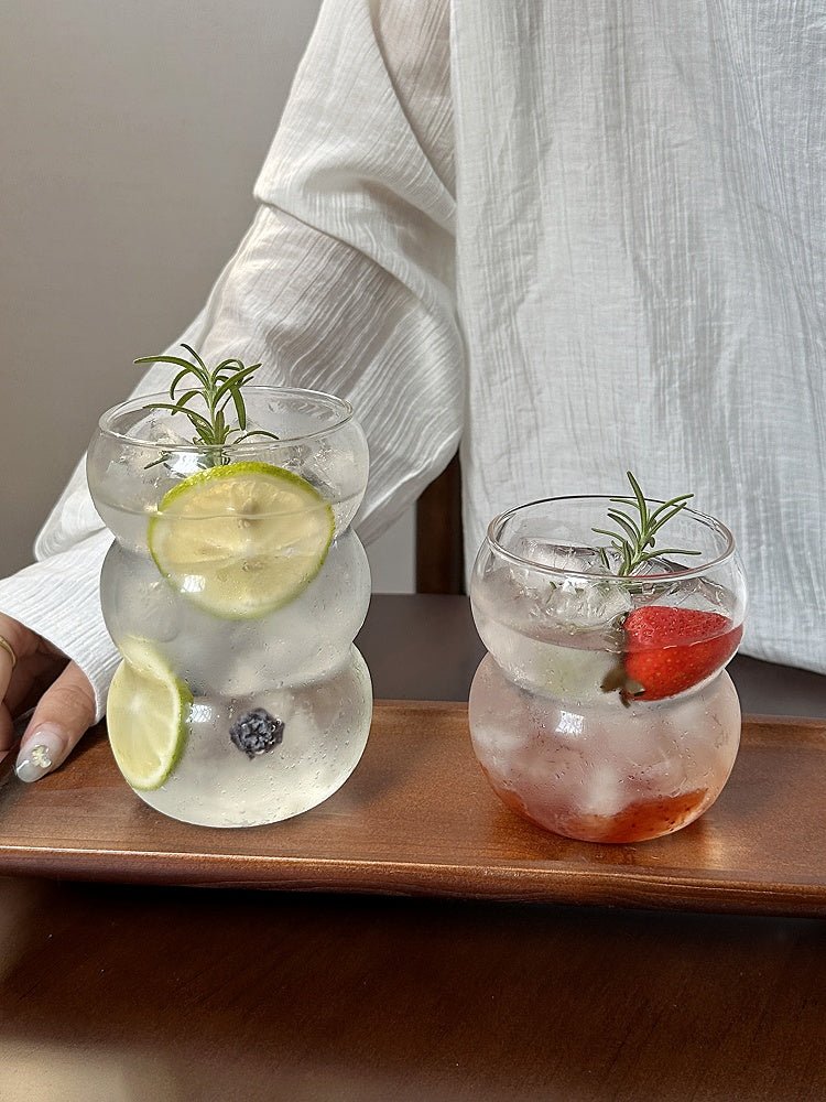Unique Bubble-Shaped Glass Coffee Cups Set with Free Shipping