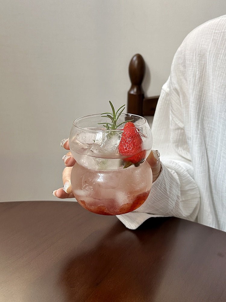 Unique Bubble-Shaped Glass Coffee Cups Set with Free Shipping