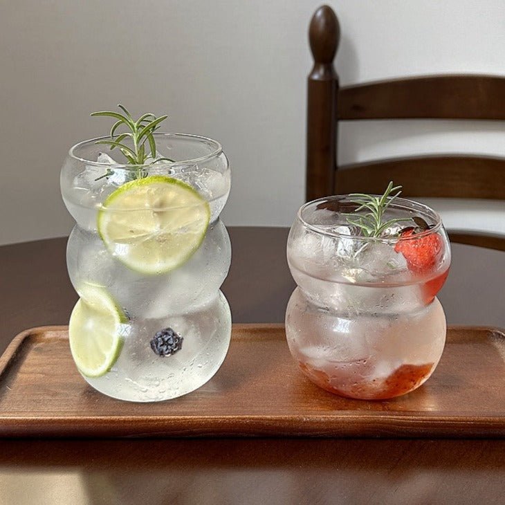 Unique Bubble-Shaped Glass Coffee Cups Set with Free Shipping