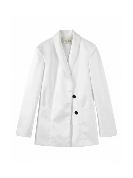 Black And White Women's Suit Jacket, Wall Street, BYMANYC New York.