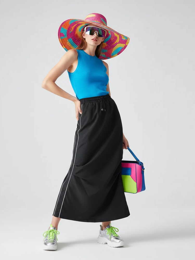 Harlem Luxury Sport Long Skirt BYMANYC ® New York-1