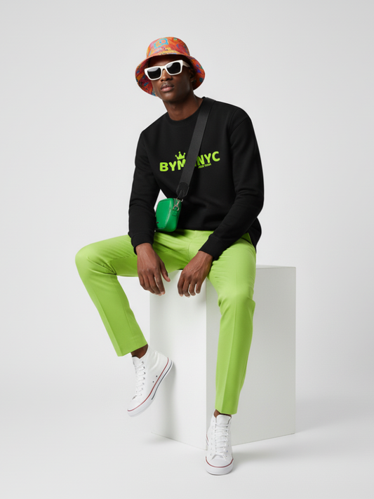 Unisex Organic Sweatshirt LOVE NYC – BYMANYC ® New York | Vegan Streetwear-0