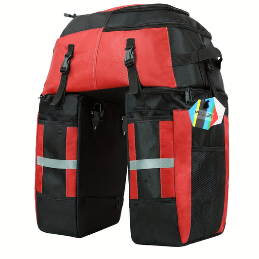 3-in-1 Bicycle Rear Seat Storage Bag-0