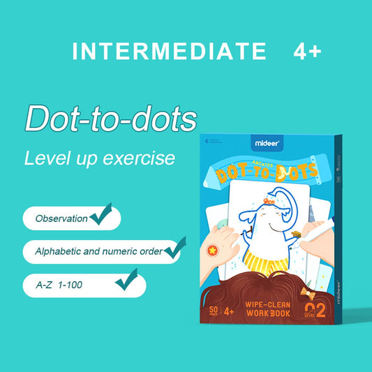 Dot To Dots Wipe-clean Work Book