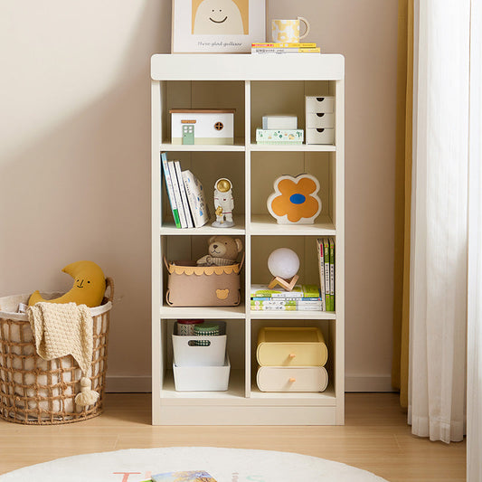 White Grid Display Cabinet for Kids with 8 Compartments-0
